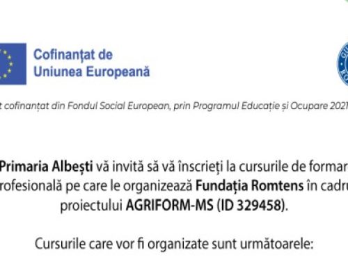 Cursuri de formare profesională